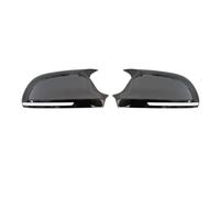 Wing Mirror Cover Cap For A4 S4 A5 S5 B8 8K A6 S6 4F C6 A8 S8 D3 Q3 SQ3 2012-2015 A3 8P Horn Add On Side Rear View Mirror Cap Cover Wing Mirror Covers(Bright black)