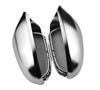 Wing Mirror Cover Cap For A6 For C7 For S6 2012-2018 Car Rearview Mirror Shell Cover Protection Cap Matte Chrome Car Accessories Door Mirror Covers Caps