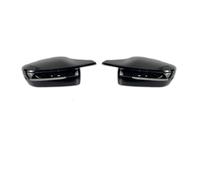 Wing Mirror Cover Cap For BMW For G20 For G21 For G28 320d 330e 330i For G30 For G38 For G11 For G12 For G15 For G16 Car Side Wing Mirror Cover Rear View Caps Mirror Cap Cover Trim(RHD-Black)