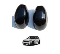Wing Mirror Cover Cap for BMW Mini F60 Countryman 2020-2024, Left Right Driver Passenger Side Replacement Exterior Rear View Mirror Cover,Gloss black