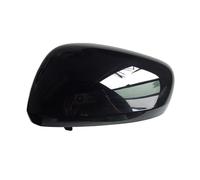 Wing Mirror Cover Cap For For Kadjar 2016-2019 Car Accessories Rearview Mirror Cover Case Shell Lid Side Wing Mirror Cover(L black)