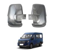 Wing Mirror Cover Cap for Ford Transit T8 2023, Left Right Driver Passenger Side Exterior Rear View Mirror Cover 2 Pieces,Plating