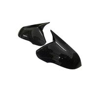 Wing Mirror Cover Cap For Hyundai For Sonata 9th 2015 2016 2017 2018 2019 Rearview Mirror Cover Side Reversing Horn Rear View Trim(Carbon Look)