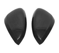 Wing Mirror Cover Cap For Peugeot 208 2008 2012-2018 1 Pair Rearview Side Mirror Cover Cap Trim Carbon Fiber Texture ABS Side Wing Mirror Cover Cap