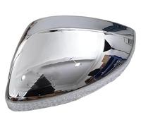 Wing Mirror Cover Cap For Peugeot 208 2012-2019 Rearview Cover Housing Replacement Chrome Right Left Door Side Wing Mirror Cap(Left)