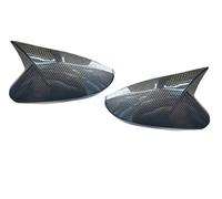 Wing Mirror Cover Cap For Russian For Modern For Solaris 1st For Generation 2010-2014 2X Side Wing Mirror Cover Caps(Carbon with light)