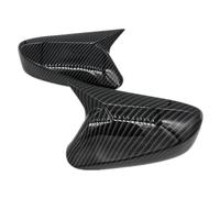 Wing Mirror Cover Cap For Russian For Modern For Solaris 1st For Generation 2010-2014 2X Side Wing Mirror Cover Caps Side Wing Mirror Cover Cap(Carbon without light)