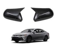 Wing Mirror Cover Cap for Toyota Camry 8th generation 2017-2023, Left Right Driver Passenger Side Exterior Rear View Mirror Cover 2 Pieces,Carbon fiber texture