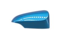 Wing Mirror Cover Cap For Toyota For Yaris 2012 2013 2014 2015 2016 2017 2018 2019 2020 Car External Rearview Cover Mirror Cap Shell(Blue Metallic RH)