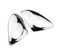 Wing Mirror Cover Cap For VW For Golf 7 For MK7 For Mk 7.5 2013-2016 2017 2018 2019 Side Mirror Trim Carbon Fiber Decoration Accessories Rearview Mirror Cover Sticker Mirror Cap Cover Trim(Sliver)