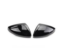 Wing Mirror Cover Cap For VW For Polo For AW For BZ 2017 2018 2019 2020 2021 2022 2023 Rearview Side Mirror Cover Caps Side Wing Mirror Cover(Black)