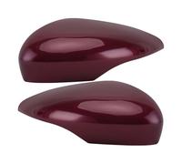 Wing Mirror Cover Cap Replacement for Fiesta MK7 2009-2017 Painted Replacement Side Door Mirror Cover Caps Wing Mirror Covers(Yellow 1 pair)(Magenta 1 pair)