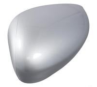 Wing Mirror Cover Cap Silver ABS For Ford Fiesta MK7 2008-2017 Left Or Right Side Crash-Resistant Clip-On Replacement For Turn Signal Mirrors Design(Left)