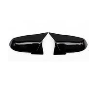 Wing Mirror Cover Caps 1Pair Gloss Black For BMW 1 2 3 4 Series F20 F30 F31 F32 F34 F36 E84 2014-2018 ABS Side Rearview Wing Mirror Cover Caps Side Mirror Caps(B black)