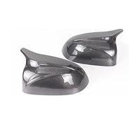 Wing Mirror Cover Caps Carbon Fiber/ABS 2018-2023 For BMW X3 G01 For IX3 X4 G02 X5 G05 X6 G06 X7 G07 G08 Style ABS Gloss Black Rearview Mirror Covers Side Mirror Caps(Carbon Fiber Look)