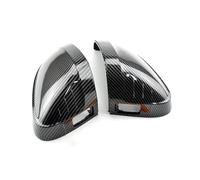 Wing Mirror Cover Caps For A4 S4 RS4 B9 2016 2017 2018 2019 2020 For A5 S5 RS5 8W6 2pcs Glossy Black Car Side Rear View Mirror Cap Cover(With Side Assist-13)