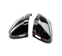 Wing Mirror Cover Caps For A4 S4 RS4 B9 2016 2017 2018 2019 2020 For A5 S5 RS5 8W6 2pcs Glossy Black Car Side Rear View Mirror Cap Cover(With Side Assist-21)
