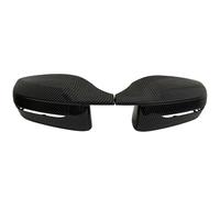 Wing Mirror Cover Caps For BMW For 3 4 5 7 8 Series G30 G38 G22 G23 G11 G12 G15 G16 M3 M4 G20 G21 2016-2021 Carbon Fiber Bright Black Car Side Mirror Cover(LHD-Carbon pattern)