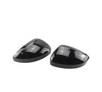 Wing Mirror Cover Caps For VW For Tiguan AD BW MK2 2016 2017 2018 2019 2020 2021 1 Pair Rear View Exterior Side Case Trim Car Rearview Mirror Caps(Black)