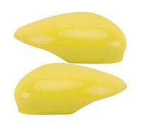 Wing Mirror Cover Caps Replacement for Fiesta MK7 2009 2010 2011 2012 2013 2014 2015 2016 2017 Side Door Mirror Cover Caps Painted Replacement(Yellow 1 pair)(Yellow 1 pair)