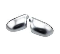 Wing Mirror Cover Car Rear View Mirror Cover For A4 B8 A3 A5 A6 Q3 Matte Chrome Silver Rearview Mirror Side Mirror Shell Accessories(Chrome)