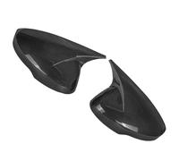 wing mirror cover Car Rearview Mirror Cover Cap Side Wing ABS Carbon FIber/Glossy Black For Honda Civic 11th 2022 Decorative(Carbon Fiber Black)
