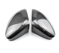Wing Mirror Cover Car Side Wing Mirror Cover, for GOLF 8 MK8 GTE GTD for R-Line 2020 2021 Rearview Mirror Caps with Blind Spot Assist Hole Side Mirror Shell Accessories(No Side Assist-1)