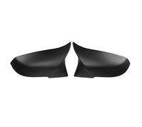 Wing Mirror Cover, Car Wing Mirror Protector Pair Gloss Black Car Side Rearview Mirror Cover Cap fit use for BMW F20 F21 F22 F30 F32 F36 X1 F87 M3(Matte Black)