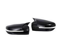 Wing Mirror Cover Carbon Fiber Exterior Side Rearview Mirror Cover Trim For BMW 3 4 5 7 8-Series 2016-2023 Rearview Side Cap(Glossy Black)