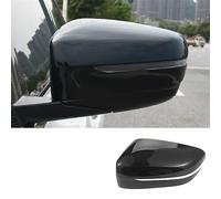 Wing Mirror Cover Carbon Fiber Rearview Mirror Shell For BMW 3 Series For G20 330i 320 2019 2020 Rearview Side Cap(Black)