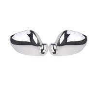 Wing Mirror Cover Chrome Rearview Mirror Cap, Wing Side Mirror Cover Housing fit use Fit use for VW Golf Rabbit MK5 06-09, Passat 2003-2005,Car Accessories(Wing Mirror Pair)