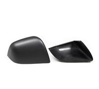 Wing Mirror Cover Fits for Tesla for model Y 2020-2021 LHD Car Exterior Door Side Real Matte Rear View Cap Side Mirror Shell Accessories