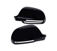 Wing Mirror Cover For A3 A4 B8 A5 A6 A8 S8 Q3 1Pair Side Wing Rearview Mirror Cover Cap Casing Black Without Assist