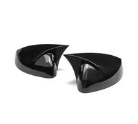 Wing Mirror Cover For A3 S3 8V RS3 2013-2020 | W/O Lane Assist Side Car Rearview Mirror Cover Wing Mirrors Caps Rear View Cap(Black)