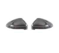 Wing Mirror Cover For A4 For A5 B9 Black Carbon Fiber Matte Silver Side Wing Mirror Caps For Audi S4 RS4 S5 RS5 2017-2023 For Allroad Quattro Replace Covers (Color:Carbon Pattern