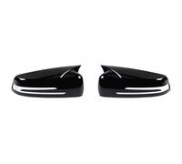 Wing Mirror Cover For Benz A B C E S For CLA For GLA For GLK Class W176 W246 W204 W212 W221 Caps Car Wing Mirror Covers Cap Carbon Fiber Rearview Mir Ror Cover(Black)