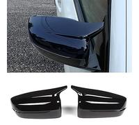 Wing Mirror Cover For Bmw 5 7 Series For G30 G38 G11 G12 ABS Mirror Covers Caps Rearview Side 2017-IN Rearview Side Cap(Black)