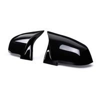 Wing Mirror Cover For BMW Series 1 2 3 4 X M 220i 328i 420i F20 F21 F22 F23 F30 F32 F33 F36 X1 2 Pieces Rearview Mirror Cover Cap Carbon Black Mirror Covers Caps(Bright black)