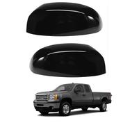Wing Mirror Cover for GMC Sierra 3500 HD 2007 Black - Rearview Mirror Cap Left Right Side Door Mirror Housing Replacement