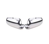 Wing Mirror Cover For Golf For R32 For GTI For Rabbit 2004 Rhyming Chrome Plating Rearview Mirror Cap Wing Side Mirror Cover Housing Mirror Cap Replacement(Chrome Pair)