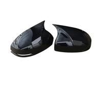 wing mirror cover For Honda Fit Jazz Shuttle City 2014-2018 Car Rearview Side Mirror Cover Wing Cap Decorative(With Light Black)