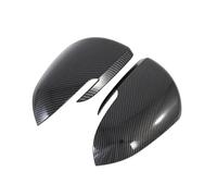 Wing Mirror Cover For Kia For Seltos 2019 2020 2021 ABS Chrome Silver Look Car Body Door Side Mirror Cover Trim Rear View Cap Sticker Mirror Covers Caps(Carbon)