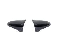 Wing Mirror Cover For Lexus IS200 300 350 ES GS RC Carbon Fiber Glossy Black A Pair Horn Style Wing Rearview Mirror Cover Cap Case Trim(Gloss Black)