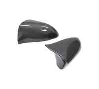 Wing Mirror Cover For Lexus IS200 300 350 ES GS RC Carbon Fiber Glossy Black A Pair Horn Style Wing Rearview Mirror Cover Cap Case Trim(Carbon Fiber Look)