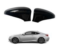 Wing Mirror Cover for LEXUS RC 2014 2015 2016 2017 2018 Black - Rearview Mirror Cap Left Right Side Door Mirror Housing Replacement