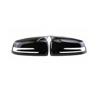 Wing Mirror Cover For Mercedes W176 W246 W212 W204 C117 X156 X204 W221 C218 A B C E S CLA GLA GLK Side Mirror Cap Covers Car Rearview Mirror Covers(Black)