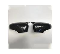 Wing Mirror Cover For Renault For Clio 4 MK4 Bat Style Mirror Covers Caps RearView Mirror Case Cover Piano Black 2 Pieces ABS Plastic Side Wing Mirror Cover Caps