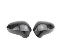Wing Mirror Cover For Seat For Exeo 3R For Leon 1P1 For Lbiza 6J 2008-2013 Carbon Fiber Black ABS Side Mirror Cover Rearview Mirror Cover Side Mirror Cover(Carbon Fiber Look)