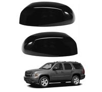 Wing Mirror Cover for Tahoe 2007-2013 Black - Rearview Mirror Cap Left Right Side Door Mirror Housing Replacement