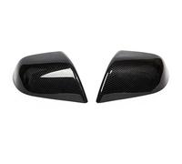 Wing Mirror Cover For Tesla For Model 2017-2021 3 Rearview Mirror Cover Side Wing Rear View Mirror Case Cover Carbon Fiber/Chrome ABS(2)